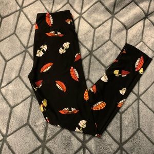 LuLaRoe Sushi Leggings Size OS